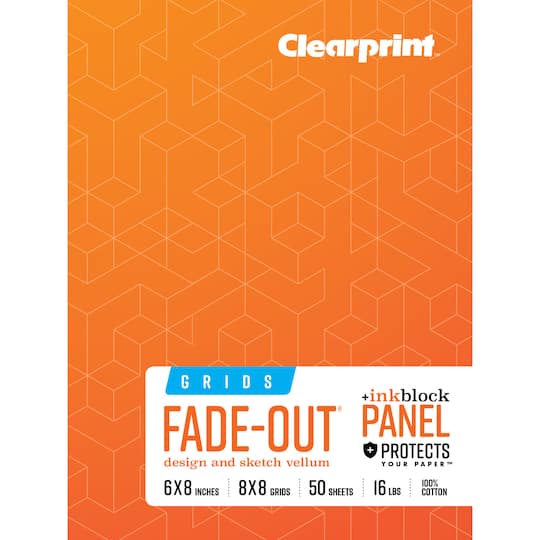 Clearprint&#x2122; Fade-Out&#xAE; Grids Design &#x26; Sketch Vellum Book
